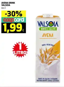 Coop Avena drink VALSOIA offerta