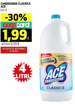 Coop Candeggina classica ACE offerta