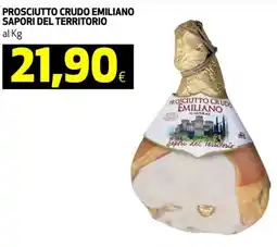 Coop Prosciutto crudo emiliano sapori del territorio offerta