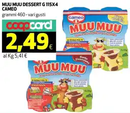 Coop Muu muu dessert CAMEO offerta