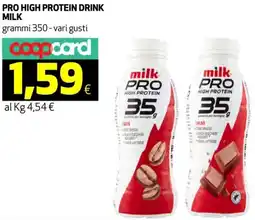 Coop Pro high protein drink MILK offerta