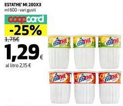 Coop Estathe vari tipi offerta