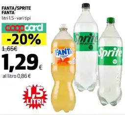 Coop Fanta/sprite fanta offerta