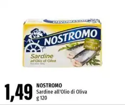 Emi Supermercati NOSTROMO Sardine all'Olio di Oliva offerta