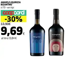 Coop Amaro/liquirizia BIZANTINO offerta