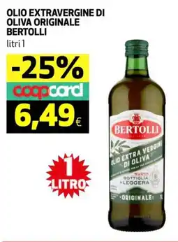 Coop Olio extravergine di oliva originale BERTOLLI offerta