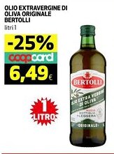 Coop Olio extravergine di oliva originale BERTOLLI offerta