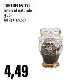 Emi Supermercati TARTUFI ESTIVI interi al naturale offerta