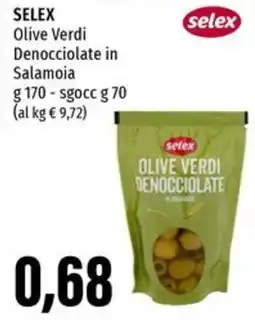 Emi Supermercati SELEX Olive Verdi Denocciolate in Salamoia offerta
