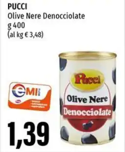 Emi Supermercati PUCCI Olive Nere Denocciolate offerta