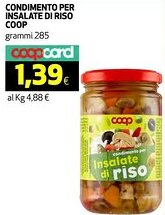 Coop Condimento per insalate di riso COOP offerta