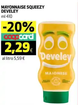 Coop Mayonnaise squeezy DEVELEY offerta