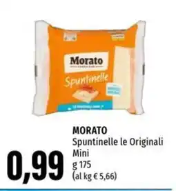 Emi Supermercati MORATO Spuntinelle le Originali Mini offerta