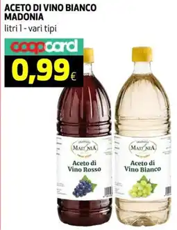 Coop Aceto di vino bianco MADONIA offerta