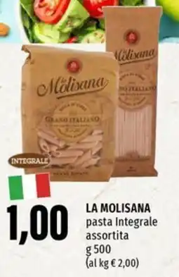 Emi Supermercati LA MOLISANA pasta Integrale assortita offerta