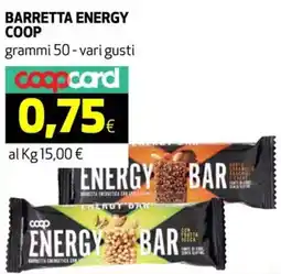 Coop Barretta energy COOP offerta