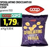 Coop Sfogliatine croccanti di patate COOP offerta