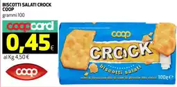 Coop Biscotti salati crock COOP offerta
