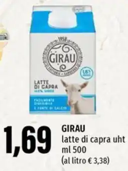 Emi Supermercati GIRAU latte di capra uht offerta
