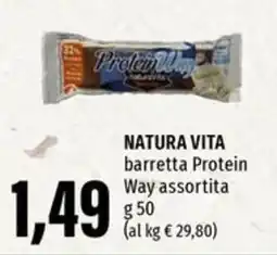 Emi Supermercati NATURA VITA barretta Protein Way assortita offerta