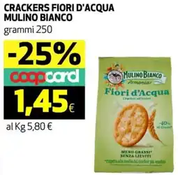 Coop Crackers fiori d'acqua MULINO BIANCO offerta