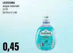 Emi Supermercati LEVISSIMA acqua naturale offerta