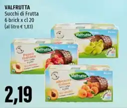 Emi Supermercati VALFRUTTA Succhi di Frutta offerta