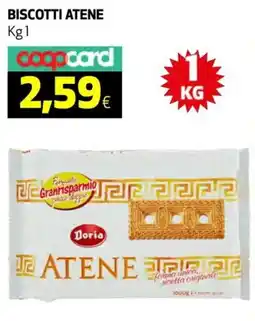 Coop Biscotti atene DORIA offerta