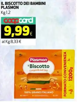 Coop Il biscotto dei bambini PLASMON offerta