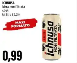 Emi Supermercati ICHNUSA birra non filtrata offerta