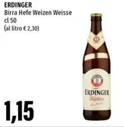 Emi Supermercati ERDINGER Birra Hefe Weizen Weisse offerta