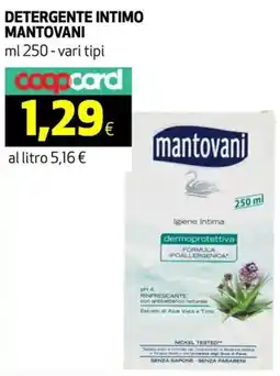 Coop Detergente intimo MANTOVANI offerta