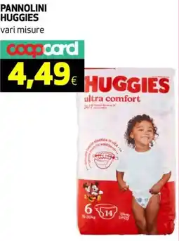 Coop Pannolini HUGGIES offerta
