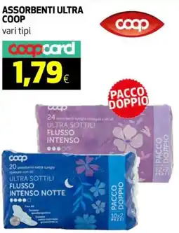 Coop Assorbenti ultra COOP vari tipi offerta