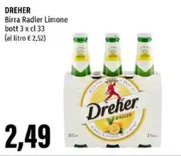 Emi Supermercati DREHER Birra Radler Limone offerta