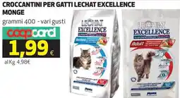 Coop Croccantini per gatti lechat excellence MONGE offerta