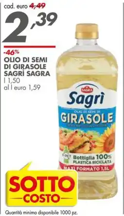 Italmark Olio di semi di girasole sagrì SAGRA offerta