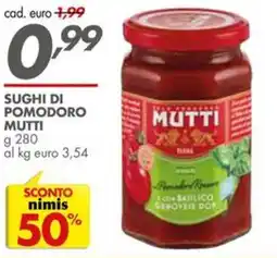Italmark Sughi di pomodoro MUTTI offerta