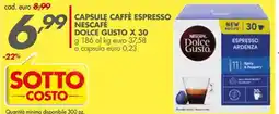 Italmark Capsule caffè espresso NESCAFÉ DOLCE GUSTO offerta