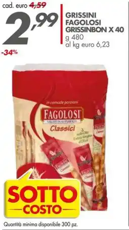 Italmark Grissini fagolosi GRISSINBON offerta