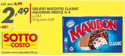 Italmark Gelato biscotto classic maxibon NESTLE offerta