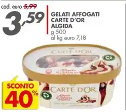 Italmark Gelati affogati carte d'or ALGIDA offerta