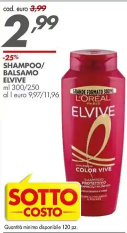 Italmark Shampoo/ balsamo ELVIVE offerta
