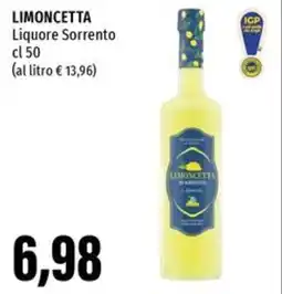 Emi Supermercati LIMONCETTA Liquore Sorrento offerta