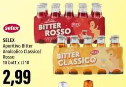 Emi Supermercati SELEX Aperitivo Bitter Analcolico Classico/ Rosso offerta