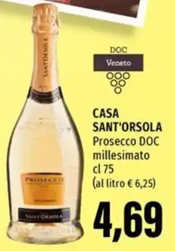 Emi Supermercati CASA SANT'ORSOLA Prosecco DOC millesimato offerta