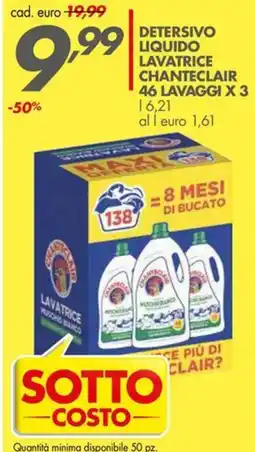 Italmark Detersivo liquido lavatrice CHANTECLAIR offerta