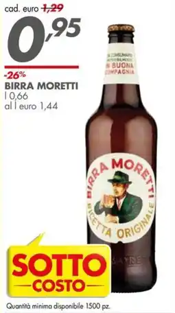Italmark Birra MORETTI offerta