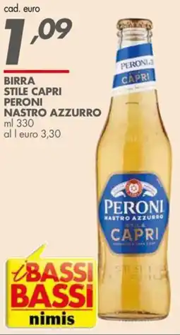 Italmark Birra stile capri PERONI NASTRO AZZURRO offerta