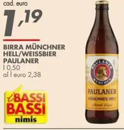 Italmark Birra münchner hell/weissbier PAULANER offerta